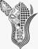 stylized-split-face-mask-totem-intricate-tribal-geometric-patterns